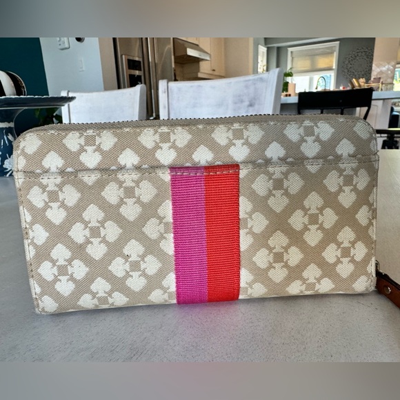 Kate Spade canvas wallet. - Picture 5 of 11
